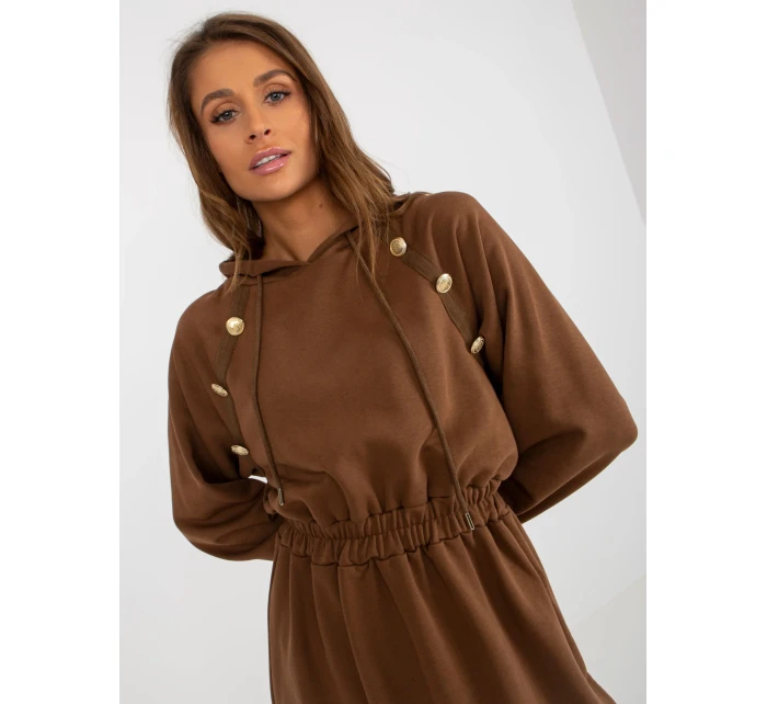Dámske šaty RV SK 8336 hnedé Dámske šaty RV SK 8336 hnedé