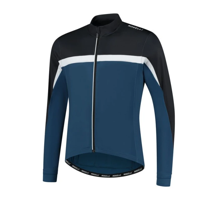 Rogelli COURSE dres s dlhým rukávom modrý S Rogelli COURSE dres s dlhým rukávom modrý S