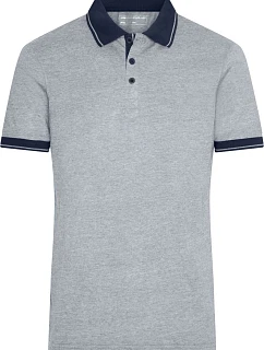 JN Pánské žerzejové polo 02.0 grey model 22488411 - Daiber