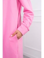 Světle růžová bunda s potiskem Světle růžová bunda s potiskem