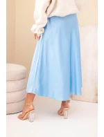 Sukně dámská viskózová model 21881417 modrá - K-Fashion