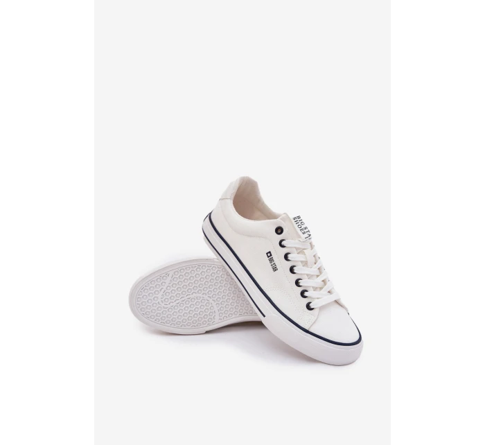 Nízké Pánské Tenisky Big Star model 21686436 Bílé - Big Star Shoes Nízké Pánské Tenisky Big Star model 21686436 Bílé - Big Star Shoes