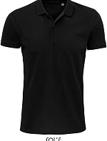 SOL'S Planet Men Pánske polo tričko z bio bavlny 25.3566 čierne