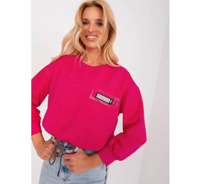 Bluzka RV BZ model 18785588 fuksjowy - FPrice Bluzka RV BZ model 18785588 fuksjowy - FPrice