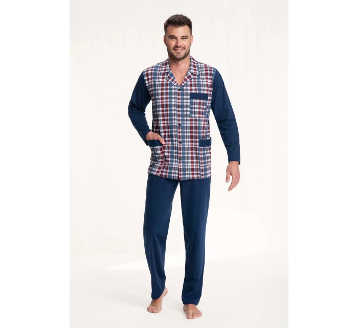 Pánské rozepínací pyžamo model 21180200 - Luna Pánské rozepínací pyžamo model 21180200 - Luna