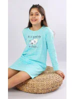 Dětská noční košile s dlouhým rukávem model 15847323 - Vienetta Kids Dětská noční košile s dlouhým rukávem model 15847323 - Vienetta Kids
