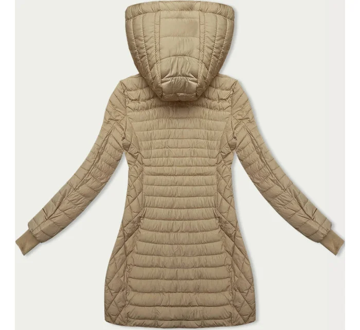 Dámská bunda v barvě s kapucí pro přechodné období model 18910687 - LHD Dámská bunda v barvě s kapucí pro přechodné období model 18910687 - LHD