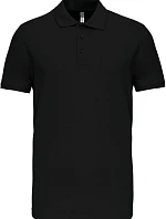 Kariban K 239 Pánske elastické polo tričko z piké 20.K239 čierne