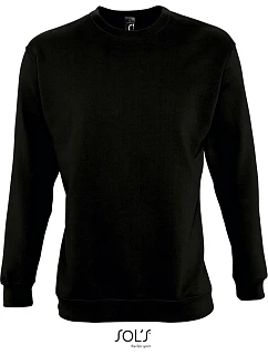 SOL'S New Supreme Unisex mikina 25.3250 čierna