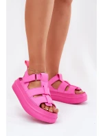 Dámské Sandály Na Platformě Fuchsie model 21696268 - Boto Dámské Sandály Na Platformě Fuchsie model 21696268 - Boto