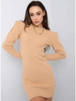 Šaty 269 SK model 14839950 velbloud - FPrice Šaty 269 SK model 14839950 velbloud - FPrice