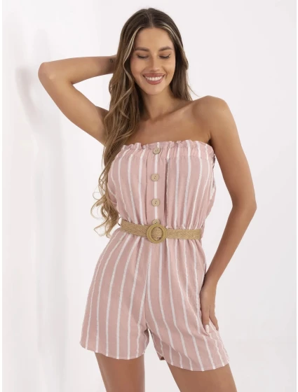 Kombinéza 361 KO 03042021.35 biele a ružové Kombinéza 361 KO 03042021.35 biele a ružové