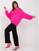 Dámsky sveter LC SW 3020 fluo ružový