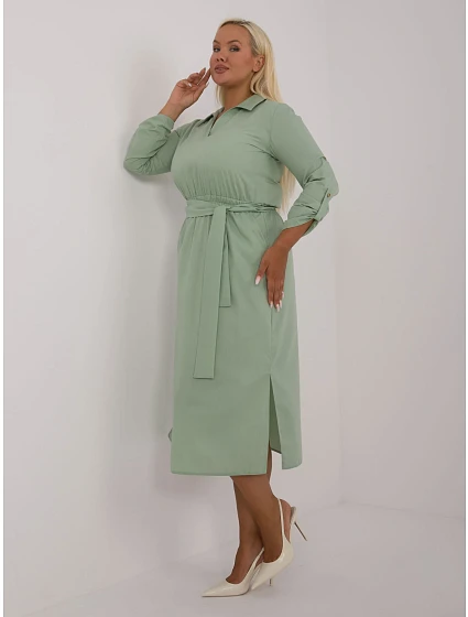 Sukienka LK SK model 20473626 pistacjowy - FPrice Sukienka LK SK model 20473626 pistacjowy - FPrice