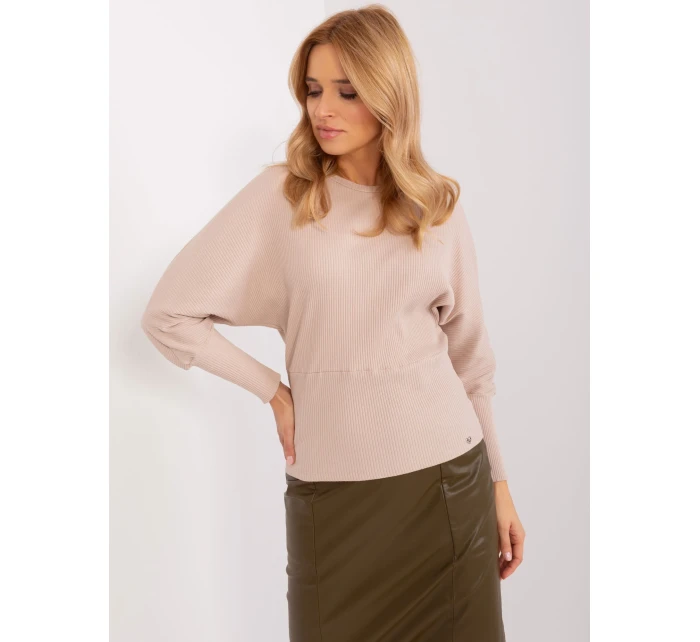 Bluzka RV BZ model 19069146 beżowy - FPrice Bluzka RV BZ model 19069146 beżowy - FPrice