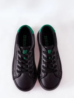 Children's Leather Sneakers BIG STAR DD374147 Black