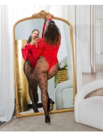 Dámské síťované punčocháče  černé model 20965283 - In-style Fashion