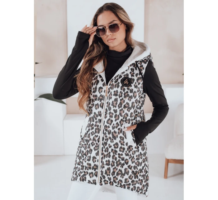 Dámská prošívaná vesta bílá Dstreet model 21991096 - FashionStreet
