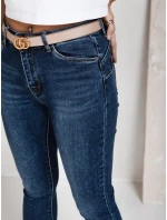 Dámské úzké džíny s vysokým pasem modré Dstreet model 21992681 - FashionStreet