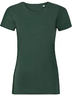Russell Athletic 108F Dámske tričko Pure Organic 10.108F fľaškovozelené Russell Athletic 108F Dámske tričko Pure Organic 10.108F fľaškovozelené