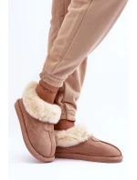 Dámské s Kožešinou Bežové model 21631535 - Boto