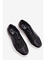 Pánské tenisky z eko kůže Černé Velton