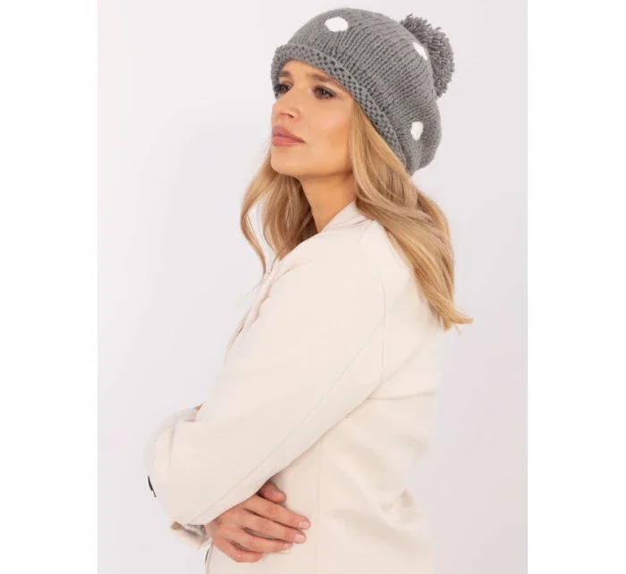 Czapka AT CZ model 20752313 szary - FPrice