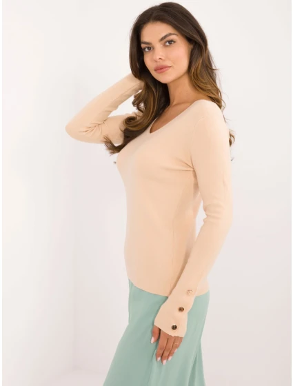 Sweter AT SW model 20493297 beżowy - FPrice