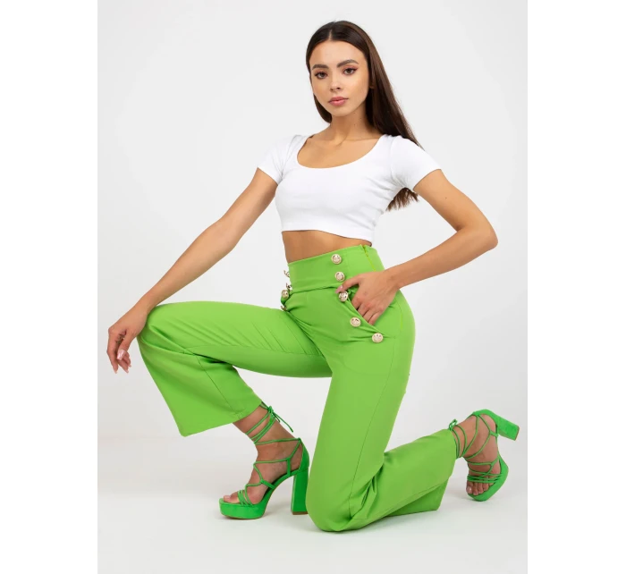 DHJ kalhoty SP model 17408000 světle zelená - FPrice