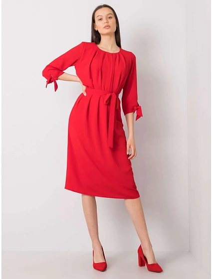 Šaty LK SK model 22352871 červená - FPrice Šaty LK SK model 22352871 červená - FPrice