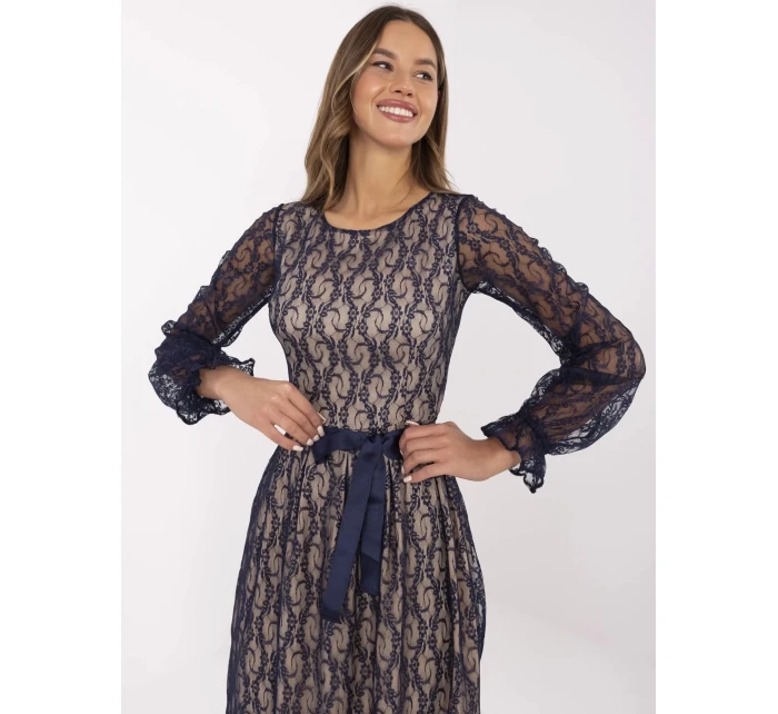 Šaty LK SK 509941.70P tmavomodré