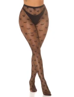 Dámské síťované punčocháče  černé model 20965283 - In-style Fashion