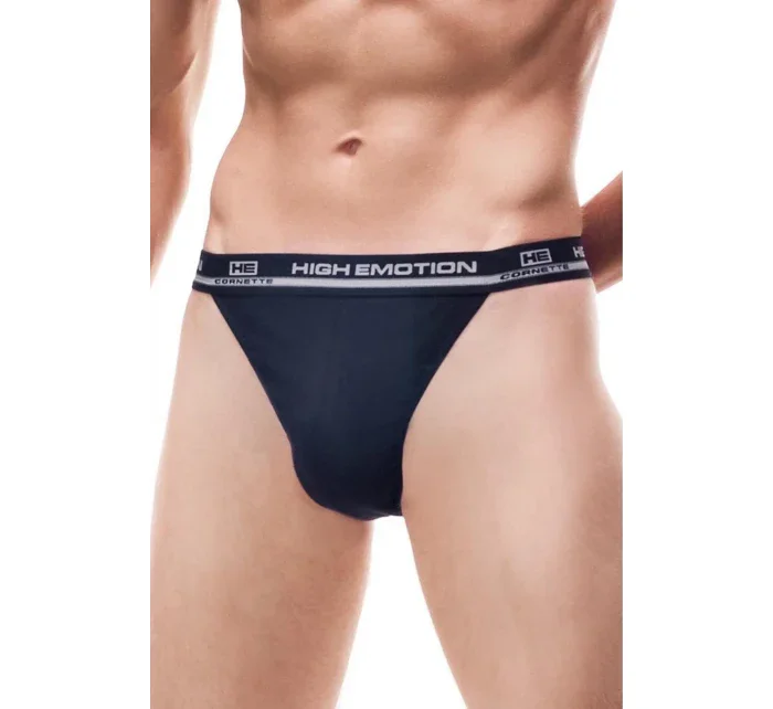 Pánská tanga High emotion dark blue - CORNETTE