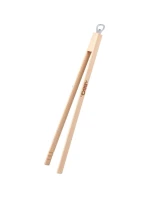 DREVENÉ GRILOVACIE KLIEŠTE 48 CM S OTVÁRAČOM