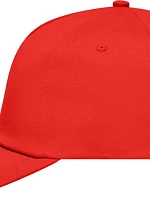 Daiber MB 1 – 5-panelová reklamná čiapka s výstužou 03.0001 signal red