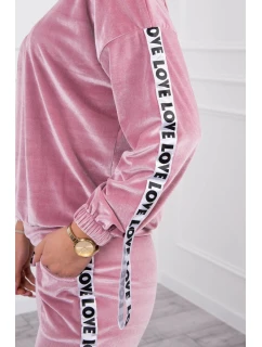 Love model 21753124 set tmavě pudrově růžový - K-Fashion