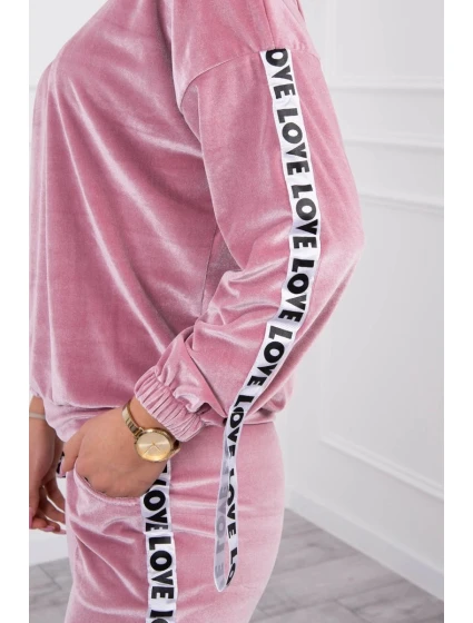 Love model 21753124 set tmavě pudrově růžový - K-Fashion