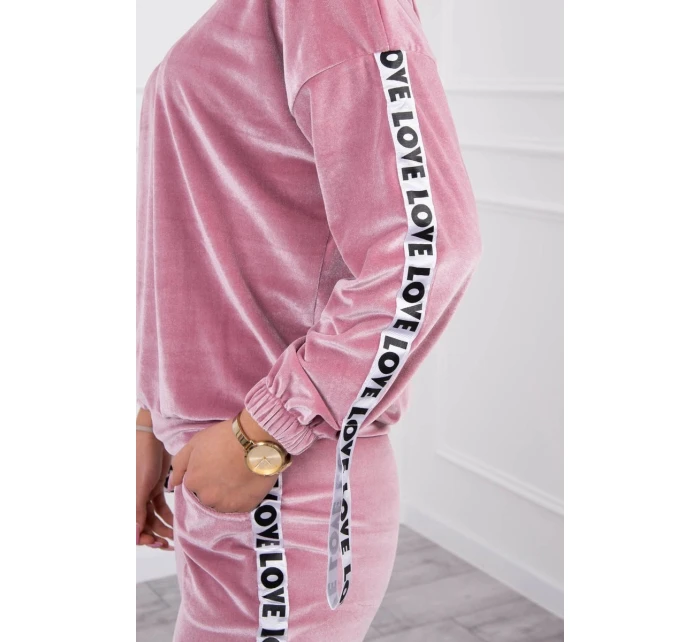 Love model 21753124 set tmavě pudrově růžový - K-Fashion