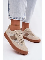 Dámské tenisky Big Star TT274759 Béžové