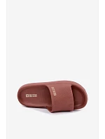 Dámské pěnové pantofle Big Star model 22339963 Hnědé - Big Star Shoes Dámské pěnové pantofle Big Star model 22339963 Hnědé - Big Star Shoes