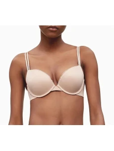 Podprsenka push-up QF4083E - 2NT - svetlo ružová - Calvin Klein