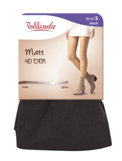 Dámske pančuchové nohavice MATT 40 DEN - BELLINDA - čierne