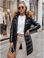 Kurtka zimowa damska PHILA czarna FashionStreet TY3029