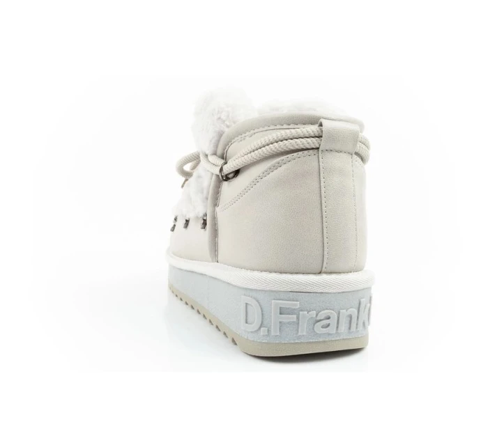snow boots dámské zimní módní model 21394813 zateplené šedé dámské - D.Franklin