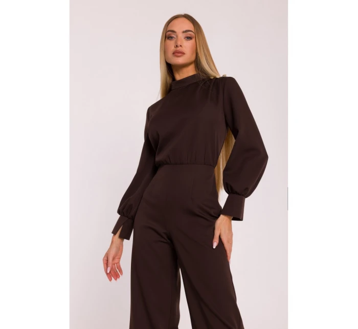 model 21296105 Kombinéza se stojáčkem hnědá - Moe