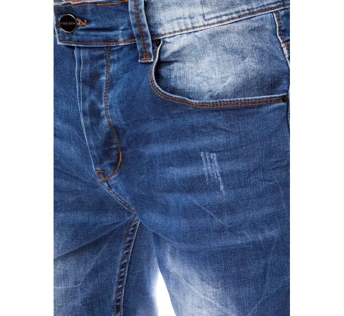 Modré pánske nohavice Dstreet UX3821