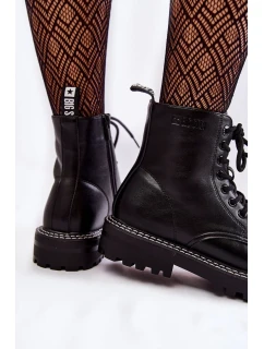 Dámske topánky na platforme Big Star KK274538 Black