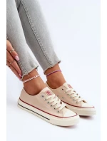Dámske nízke tenisky Big Star Beige Dámske nízke tenisky Big Star Beige