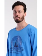 Pánská noční košile s dlouhým rukávem model 21822084 - Vienetta