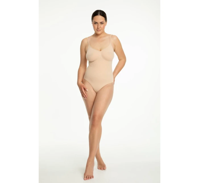 Dámske zoštíhľujúce body bez švov 421 Beige - Julimex